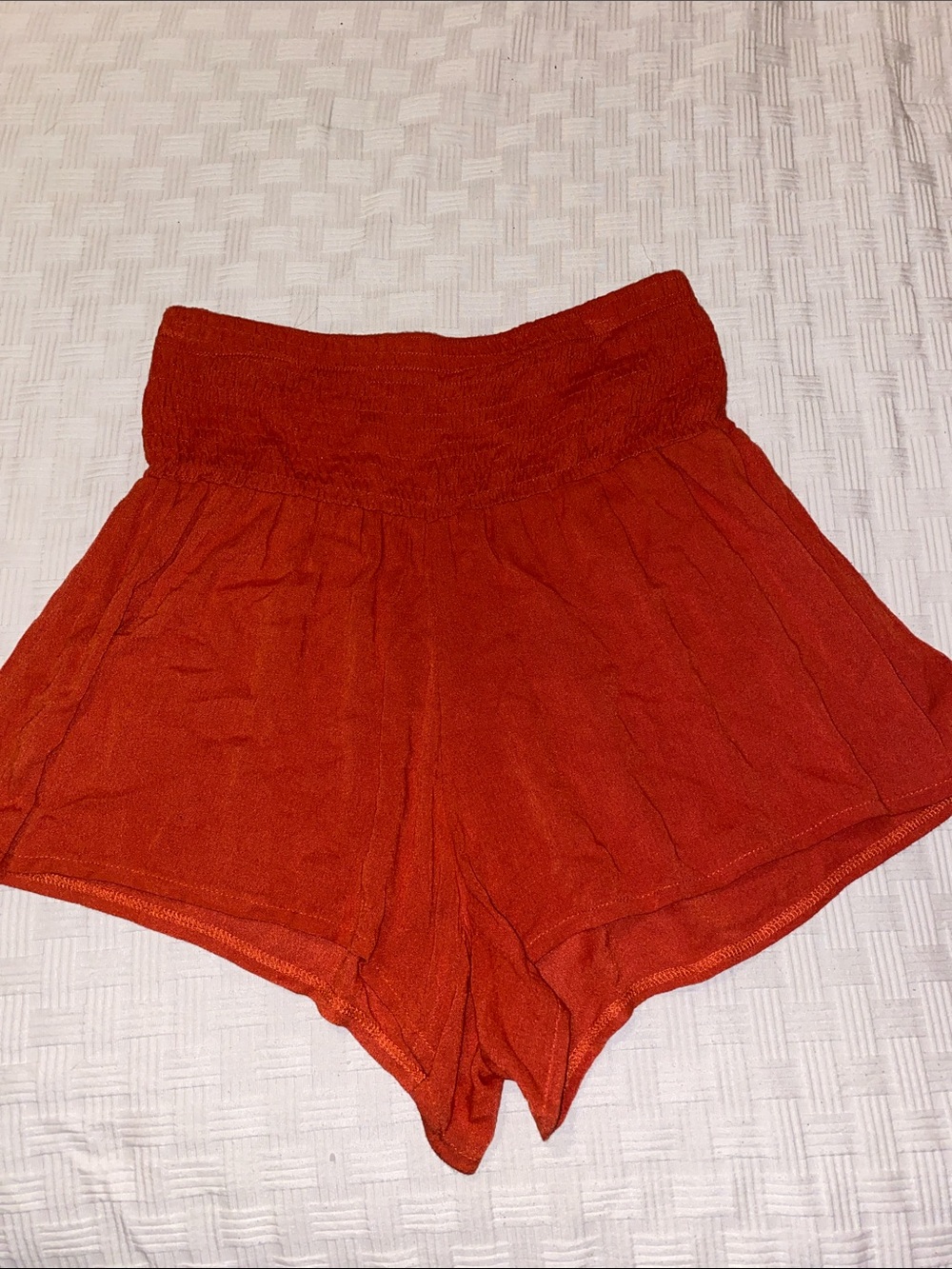 Women's burnt Orange medium Lounge Shorts